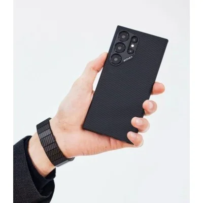 Cover Samsung Z Flip 6 Slim Case Pitaka - Black
